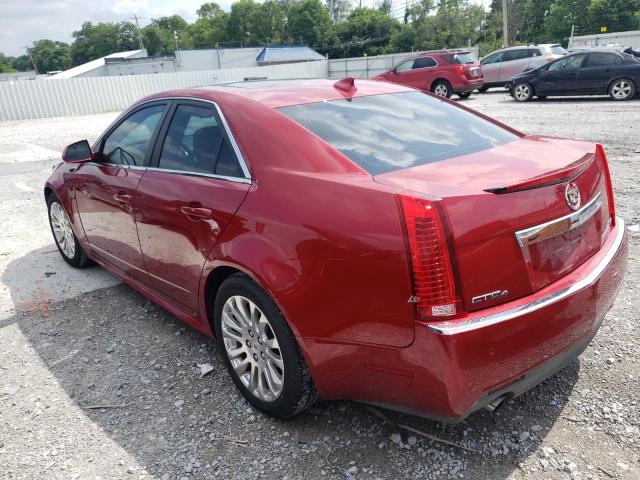 1G6DS5ED7B0163576 - 2011 CADILLAC CTS PREMIUM COLLECTION RED photo 2