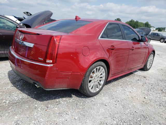 1G6DS5ED7B0163576 - 2011 CADILLAC CTS PREMIUM COLLECTION RED photo 3