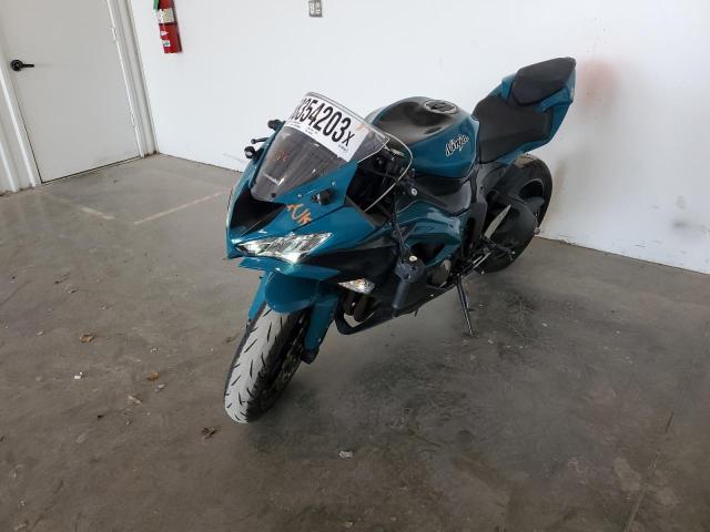 JKBZXJH11MA008345 - 2021 KAWASAKI ZX636 K TEAL photo 2