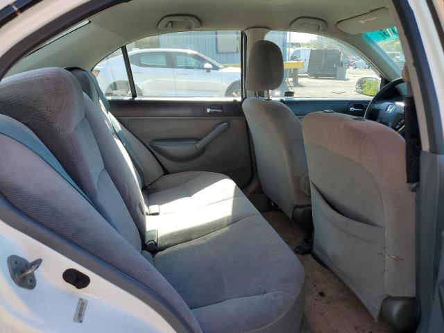 1HGES16532L053397 - 2002 HONDA CIVIC LX WHITE photo 10