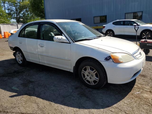 1HGES16532L053397 - 2002 HONDA CIVIC LX WHITE photo 4