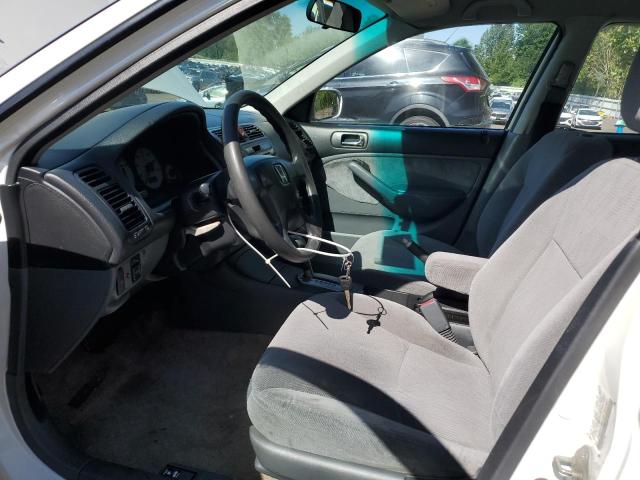1HGES16532L053397 - 2002 HONDA CIVIC LX WHITE photo 7