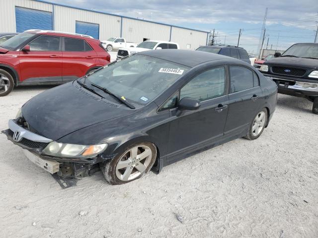 19XFA1F66AE072189 - 2010 HONDA CIVIC LX-S Սև լուսանկար 1