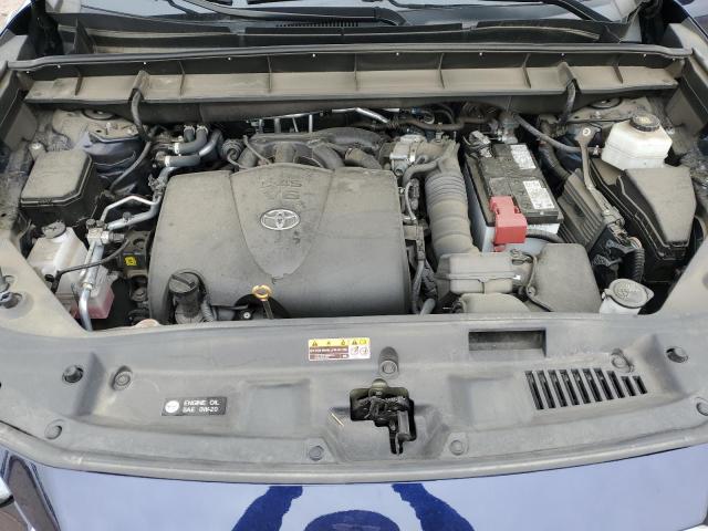 5TDGZRBH5NS252651 - 2022 TOYOTA HIGHLANDER XLE Көк фото 12