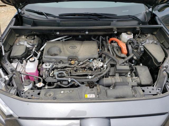 4T3T6RFV5NU072284 - 2022 TOYOTA RAV4 SE GRAY photo 11