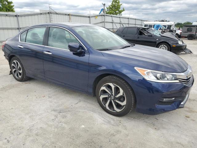 1HGCR2F76HA166257 - 2017 HONDA ACCORD EX BLUE photo 4