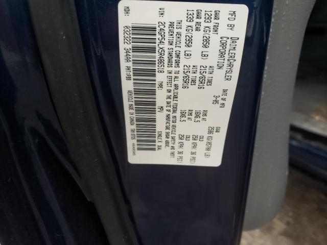 2C4GP54LX5R486518 - 2005 CHRYSLER TOWN & COU TOURING 蓝色 照片 14