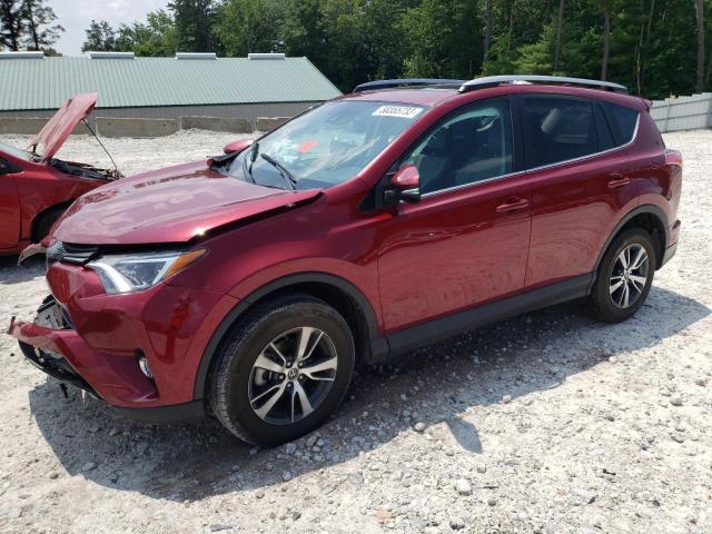 2T3WFREV6JW456776 - 2018 TOYOTA RAV4 ADVENTURE RED photo 1