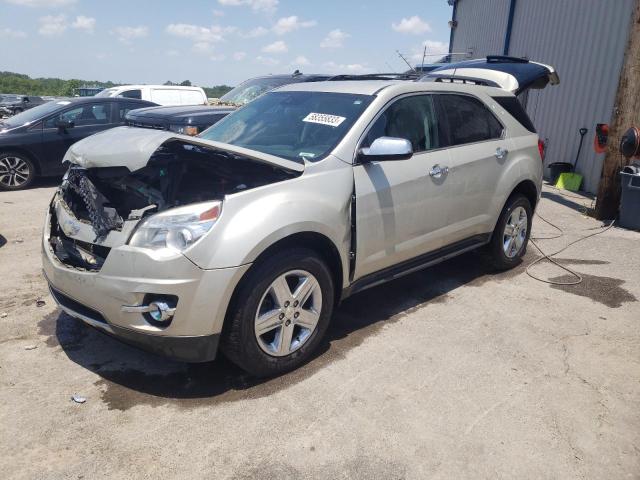 2GNFLDE3XE6263503 - 2014 CHEVROLET EQUINOX LTZ TAN photo 1