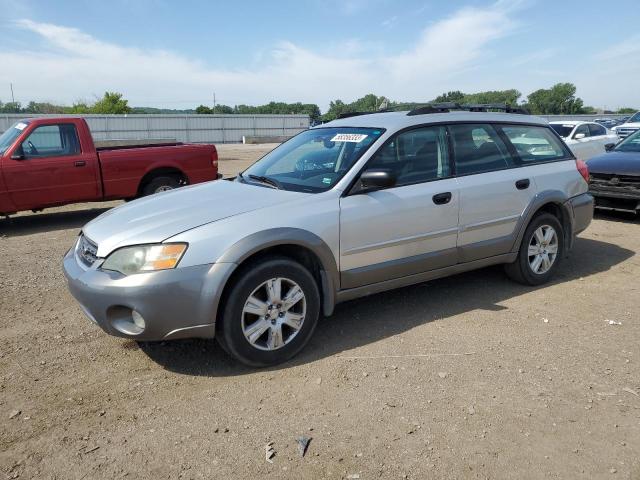 4S4BP61C857322945 - 2005 SUBARU LEGACY OUTBACK 2.5I SILVER photo 1