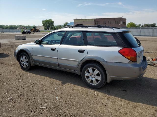 4S4BP61C857322945 - 2005 SUBARU LEGACY OUTBACK 2.5I SILVER photo 2