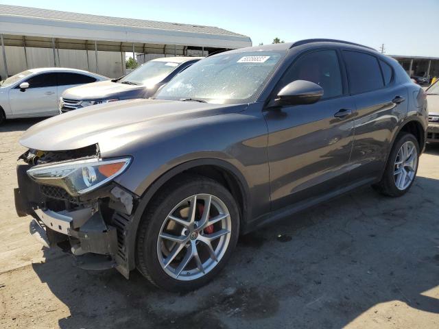 ZASPAKBN1K7C40319 - 2019 ALFA ROMEO STELVIO TI GRAY photo 1