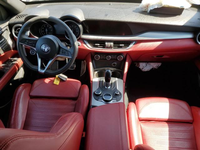 ZASPAKBN1K7C40319 - 2019 ALFA ROMEO STELVIO TI GRAY photo 8