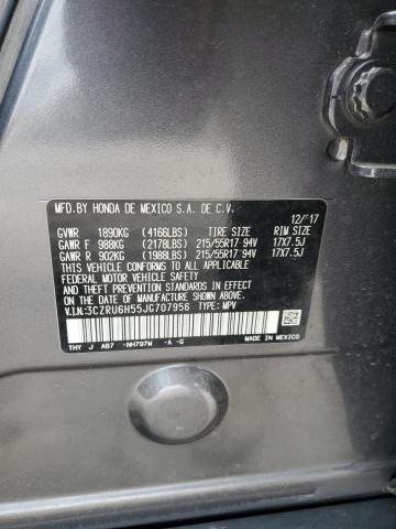 3CZRU6H55JG707956 - 2018 HONDA HR-V EX GRAY photo 14