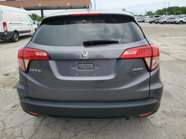 3CZRU6H55JG707956 - 2018 HONDA HR-V EX GRAY photo 6