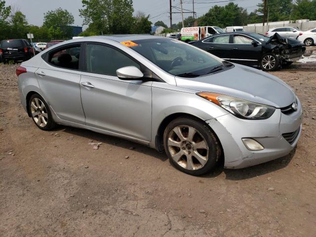 5NPDH4AE7CH137469 - 2012 HYUNDAI ELANTRA GLS SILVER photo 4