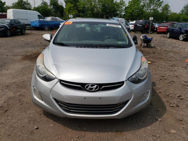 5NPDH4AE7CH137469 - 2012 HYUNDAI ELANTRA GLS SILVER photo 5