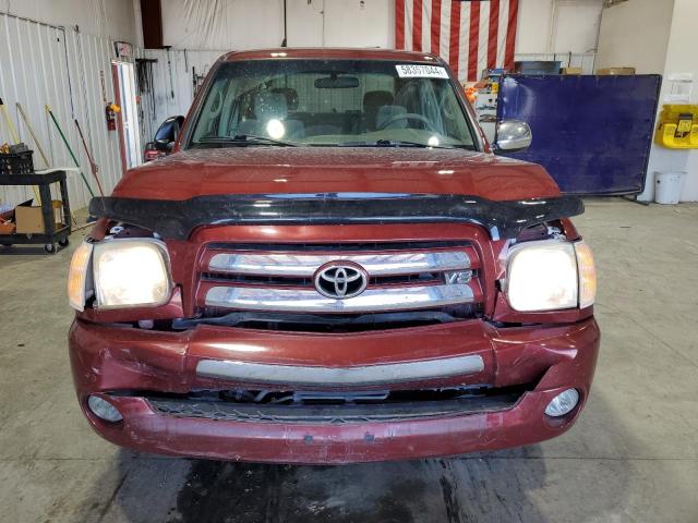 5TBDT44146S516959 - 2006 TOYOTA TUNDRA DOUBLE CAB SR5 RED photo 5