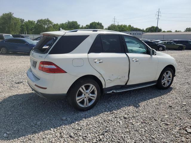 4JGDA5HB8DA215865 - 2013 MERCEDES-BENZ ML 350 4MATIC WHITE photo 3