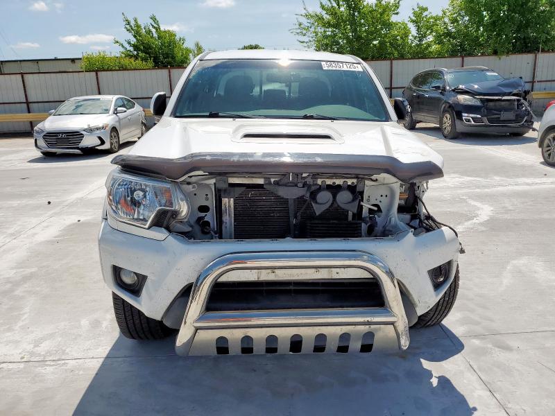5TFJU4GN1DX050243 - 2013 TOYOTA TACOMA DOUBLE CAB PRERUNNER WHITE photo 5