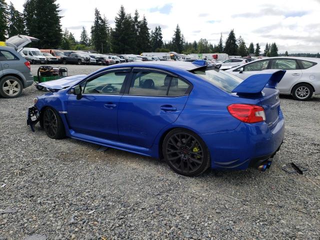 JF1VA2R65K9816809 - 2019 SUBARU WRX STI BLUE photo 2