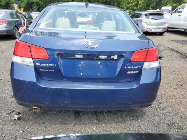 4S3BMBK66B3259362 - 2011 SUBARU LEGACY 2.5I LIMITED BLUE photo 6