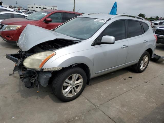 JN8AS5MT7CW604134 - 2012 NISSAN ROGUE S SILVER photo 1