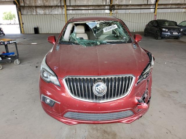 LRBFXFSX0HD079059 - 2017 BUICK ENVISION PREMIUM II MAROON photo 5