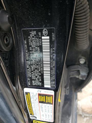 4T1BK3DB3CU441680 - 2012 TOYOTA AVALON BASE BLACK photo 12