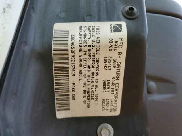 1G8AG52F95Z157019 - 2005 SATURN ION LEVEL 1 SILVER photo 13