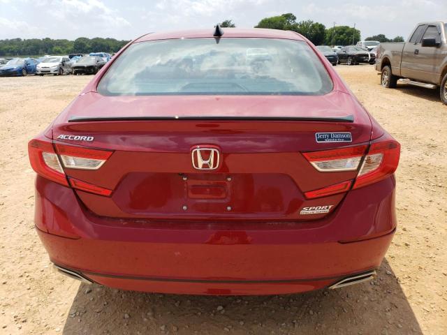 1HGCV1F47MA061166 - 2021 HONDA ACCORD SPORT SE RED photo 6