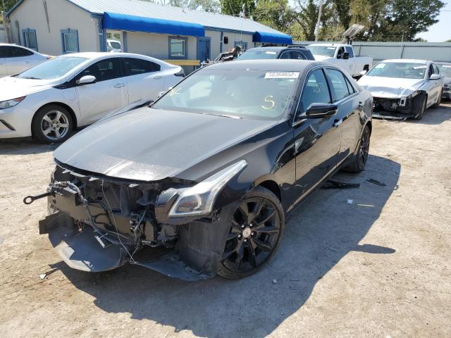 1G6AT5S33E0131059 - 2014 CADILLAC CTS PREMIUM COLLECTION BLACK photo 2