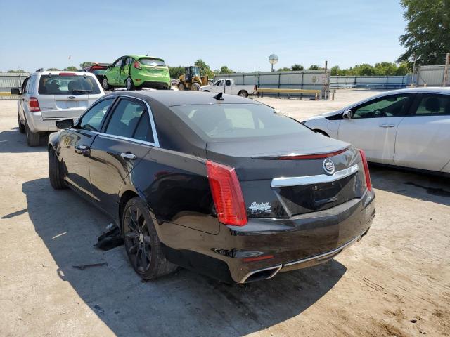 1G6AT5S33E0131059 - 2014 CADILLAC CTS PREMIUM COLLECTION BLACK photo 3