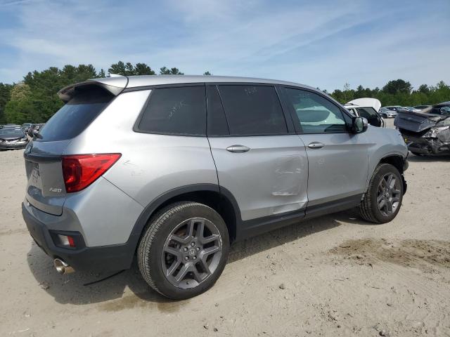 5FNYF8H59NB024242 - 2022 HONDA PASSPORT EXL Gümüş fotoğraf 3