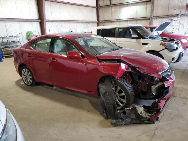 JTHCK262162000869 - 2006 LEXUS IS 250 RED photo 4