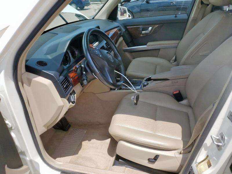 WDCGG5GB3AF401999 - 2010 MERCEDES-BENZ GLK 350 WHITE photo 7