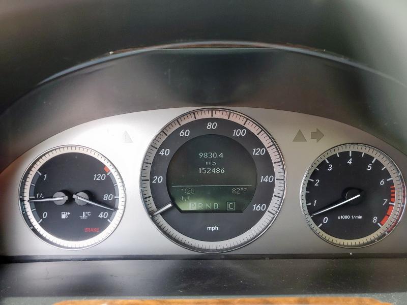 WDCGG5GB3AF401999 - 2010 MERCEDES-BENZ GLK 350 WHITE photo 9