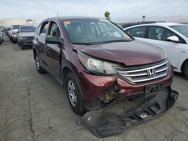 5J6RM3H31DL014595 - 2013 HONDA CR-V LX BURGUNDY photo 4