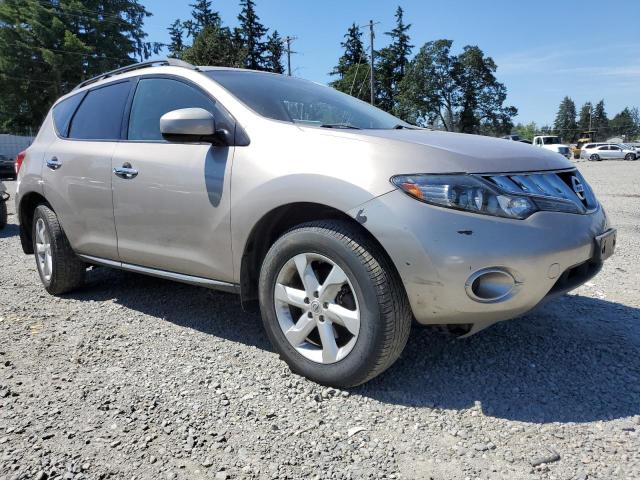 JN8AZ18W99W145707 - 2009 NISSAN MURANO S BEIGE photo 4