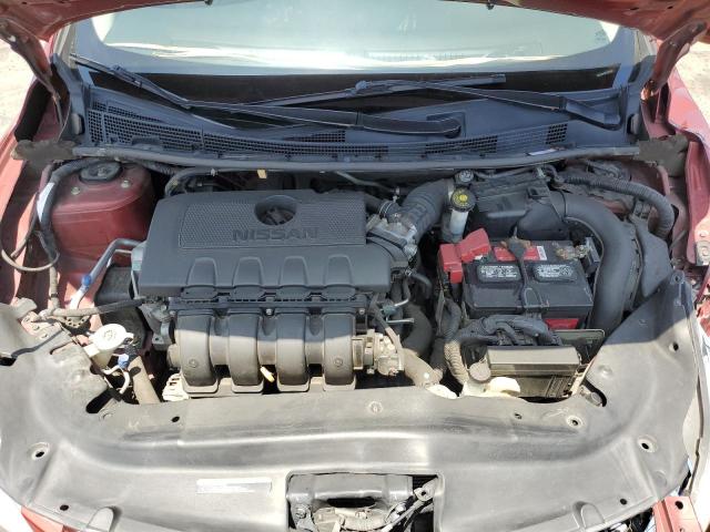 3N1AB7AP6FY377291 - 2015 NISSAN SENTRA S RED photo 11