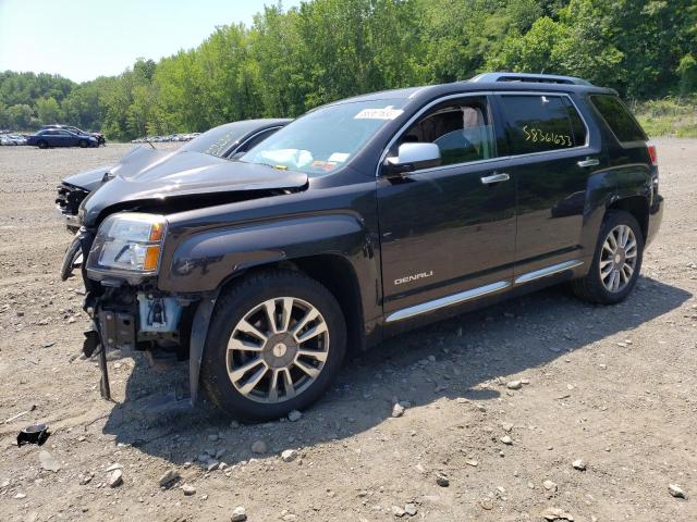 2GKFLVE33G6250257 - 2016 GMC TERRAIN DENALI BLACK photo 1