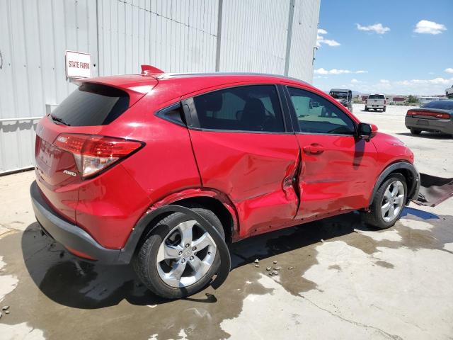 3CZRU6H76GM724342 - 2016 HONDA HR-V EXL RED photo 3