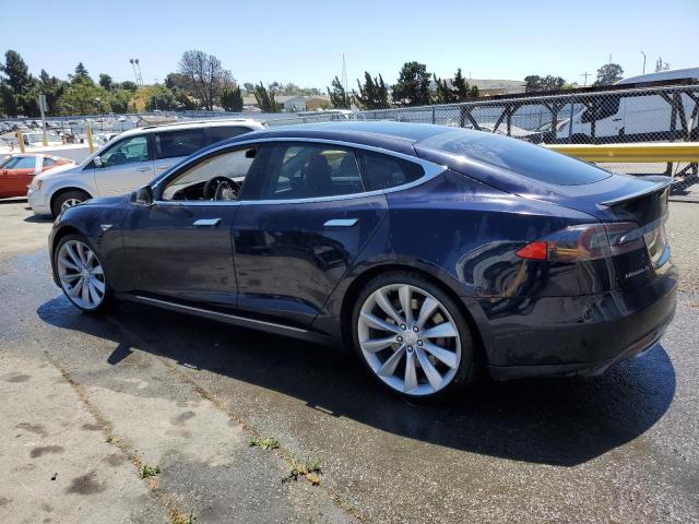 5YJSA1CP8DFP07987 - 2013 TESLA MODEL S Կապույտ լուսանկար 2