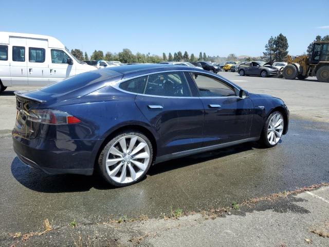 5YJSA1CP8DFP07987 - 2013 TESLA MODEL S Կապույտ լուսանկար 3