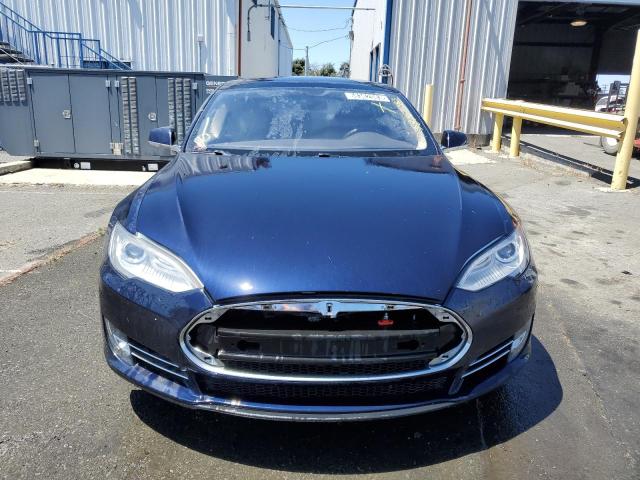 5YJSA1CP8DFP07987 - 2013 TESLA MODEL S Կապույտ լուսանկար 5