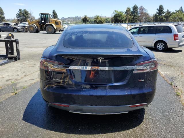5YJSA1CP8DFP07987 - 2013 TESLA MODEL S Կապույտ լուսանկար 6
