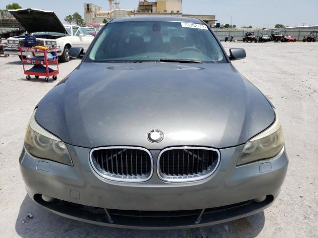 WBANA73555B814690 - 2005 BMW 530 I GRAY photo 5