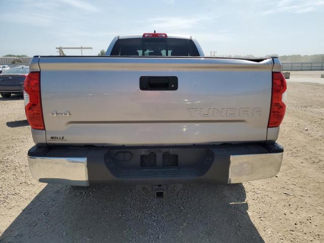 5TFCY5F19LX026756 - 2020 TOYOTA TUNDRA DOUBLE CAB SR/SR5 SILVER photo 6