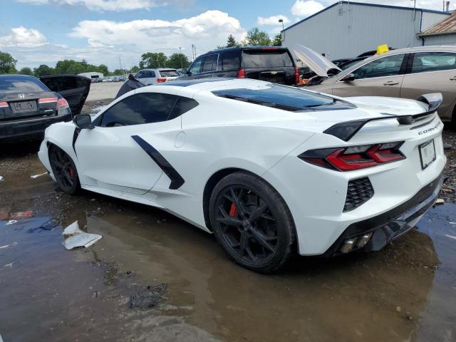 1G1Y82D40L5102449 - 2020 CHEVROLET CORVETTE STINGRAY 3LT WHITE photo 2