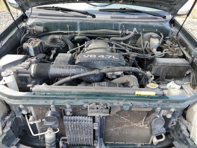 5TBBT44122S328040 - 2002 TOYOTA TUNDRA ACCESS CAB მწვანე ფოტო 11